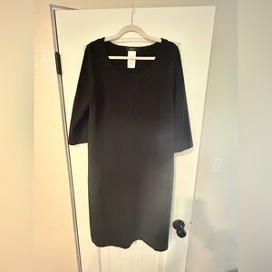 MaxMara Classic Black 3/4 Sleeve Dress